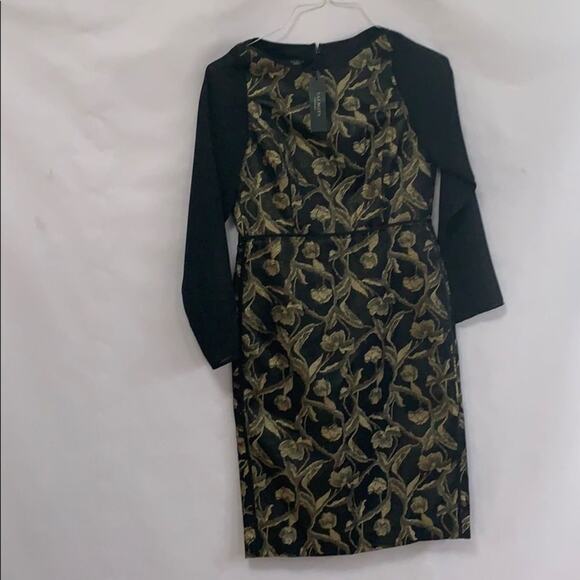 NWT TALBOTS SHEER LONG SLEEVE DRESS SIZE 4 - Picture 1 of 11
